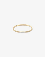 0.25 Carat TW Diamond Flex Bangle in 10kt Yellow Gold