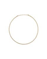 50cm (20") 3.3mm Width Hollow Rope Chain in 10kt Yellow Gold