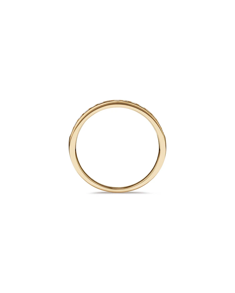 0.25 Carat TW Channel Set Diamond Wedding Ring in 14kt White Gold