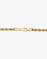 55cm (22") Rope Chain in 10kt Yellow Gold