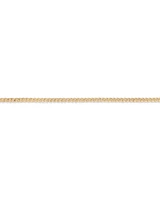 50cm (20") 2.95mm Width Semi Solid Diamond Cut Curb Chain in 10kt Yellow Gold