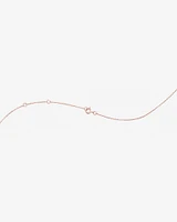 4 Leaf Clover Pendant With Diamonds In 10kt Rose Gold
