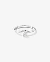 Solitaire Engagement Ring with 0.50 Carat TW of Diamonds in 18kt White Gold