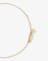 Double Open Heart Bracelet in 10kt Yellow Gold