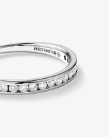 0.25 Carat TW Channel Set Diamond Wedding Ring in 14kt Gold