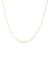 45cm (18") 0.66mm Width Box Chain in 18kt Yellow Gold