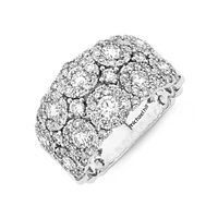 2 Row Bubble Ring with 2.00 Carat TW Diamonds in 14kt Gold