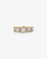 Bubble Ring with 1.00 Carat TW Diamonds in 10kt White Gold