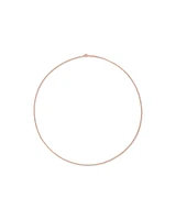 60cm (24") Hollow Belcher Chain in 10kt Yellow Gold