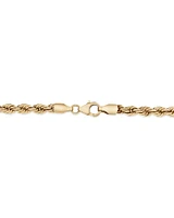 55cm (22") Rope Chain in 10kt Yellow Gold