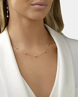 45cm (18") Bead Cable Chain in 10kt Yellow Gold