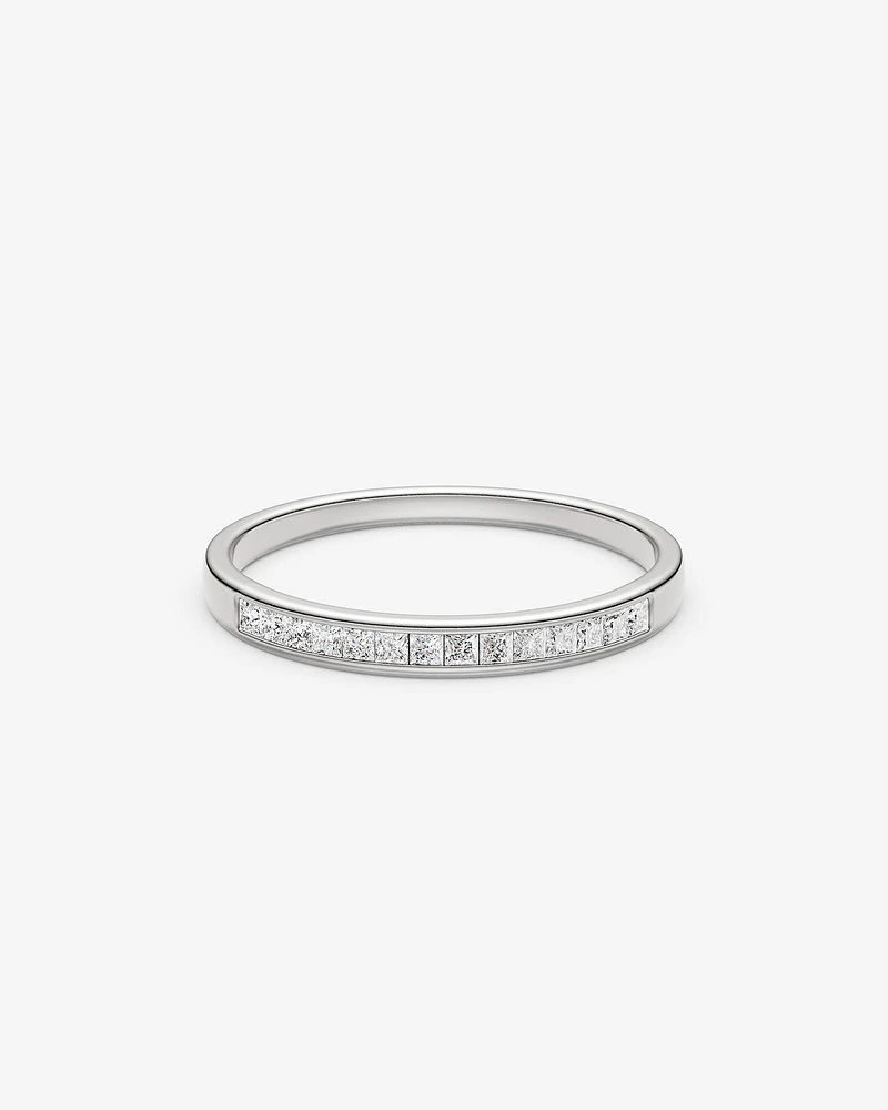 Evermore Wedding Band with 0.25 Carat TW of Diamonds in 14kt White Gold