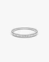 Evermore Wedding Band with 0.25 Carat TW of Diamonds in 14kt White Gold
