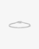 2.00 Carat TW Laboratory-Grown Diamond Tennis Bracelet in Sterling Silver