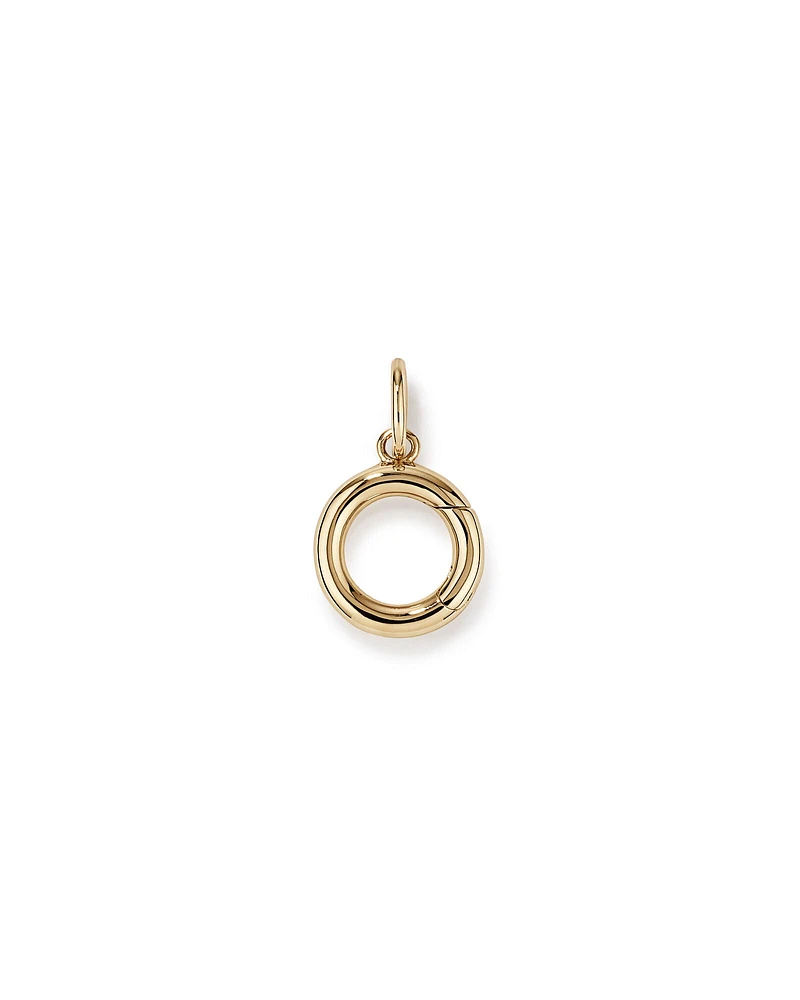 13mm Polished Pendant Enhancer in 10kt Gold