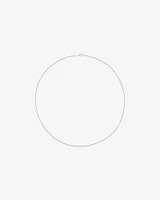 50cm (20") 1.8mm Width Belcher Chain Necklace in Sterling Silver