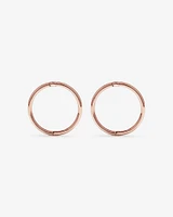 12mm Sleepers in 10kt Rose Gold
