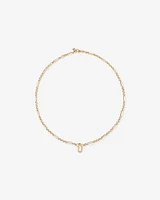 50cm (20") 7 and 1 Belcher and Paperclip Open Pendant Chain in 10kt Yellow Gold