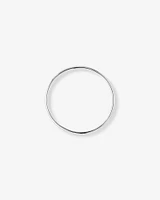 3.7mm Width Solid Round Baby Bangle in Sterling Silver
