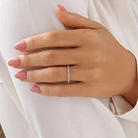 Wedding Band with Carat TW of Diamonds in 14kt Gold