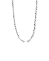 60cm (24") Large Belcher Open Pendant Chain in Sterling Silver