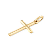 Cross Pendant in 10kt White Gold