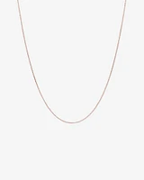 45cm (18") 1mm-1.5mm Width Solid Belcher Chain in 10kt Yellow Gold