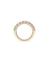 Ring with Carat TW Laboratory Grown Diamonds in 14kt White Gold