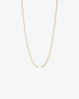 60cm (24") Round Paperclip Open Pendant Chain in 10kt Yellow Gold