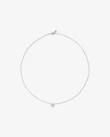 0.39 Carat TW Multistone Princess and Marquise Cut Diamond Pendant in 10kt White Gold