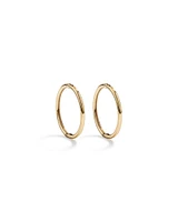 12mm Sleepers in 10kt Rose Gold