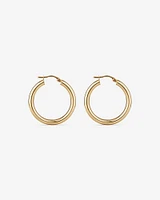 20mm Hoop Earrings in 10kt Yellow Gold