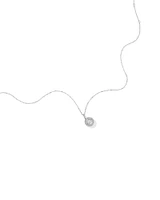 Carat TW Diamond Halo Everlight Pendant in 10kt White Gold
