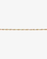 19cm (7.5") Singapore Bracelet in 10kt Yellow Gold
