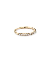 Wedding Band with Carat TW of Diamonds in 14kt Gold