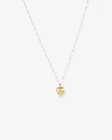 Puff Heart Pendant in 10kt Rose Gold