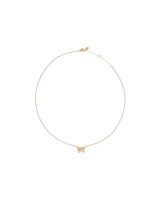 Butterfly Necklace in 10kt Yellow Gold