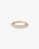 Ring with Carat TW Laboratory Grown Diamonds in 14kt White Gold