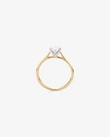 Solitaire Engagement Ring With a 1/2 Carat TW Diamond in 14kt White Gold
