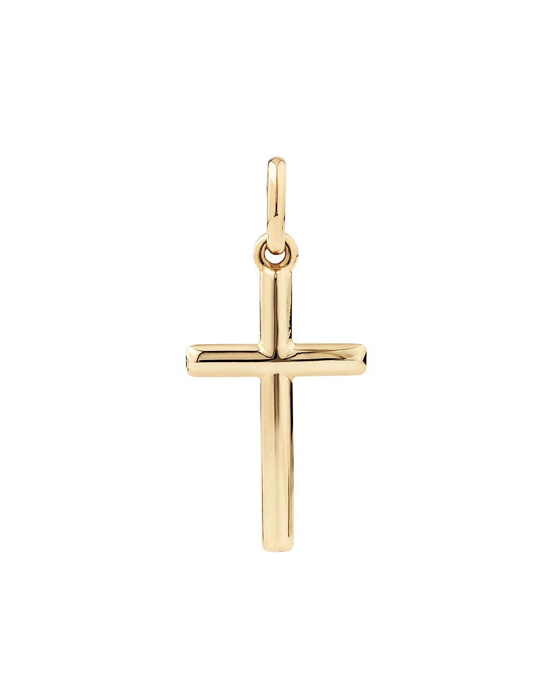Cross Pendant in 10kt White Gold