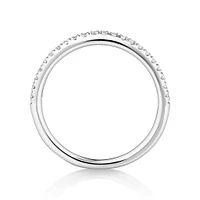 Wedding Band with Carat TW of Diamonds in 14kt White Gold