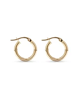 10mm Hoop Earrings in 10kt Rose Gold