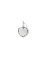 Mother of Pearl Love Heart Pendant in Sterling Silver