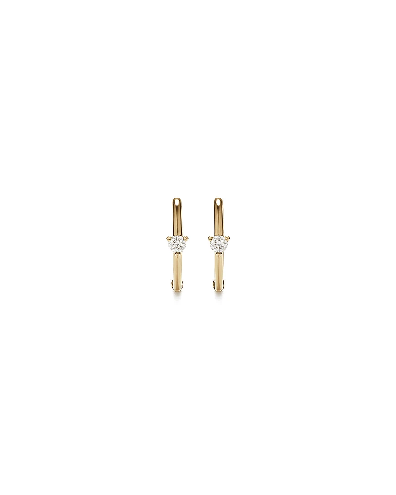 Diamond Accent Sleeper Earrings in 10kt White Gold