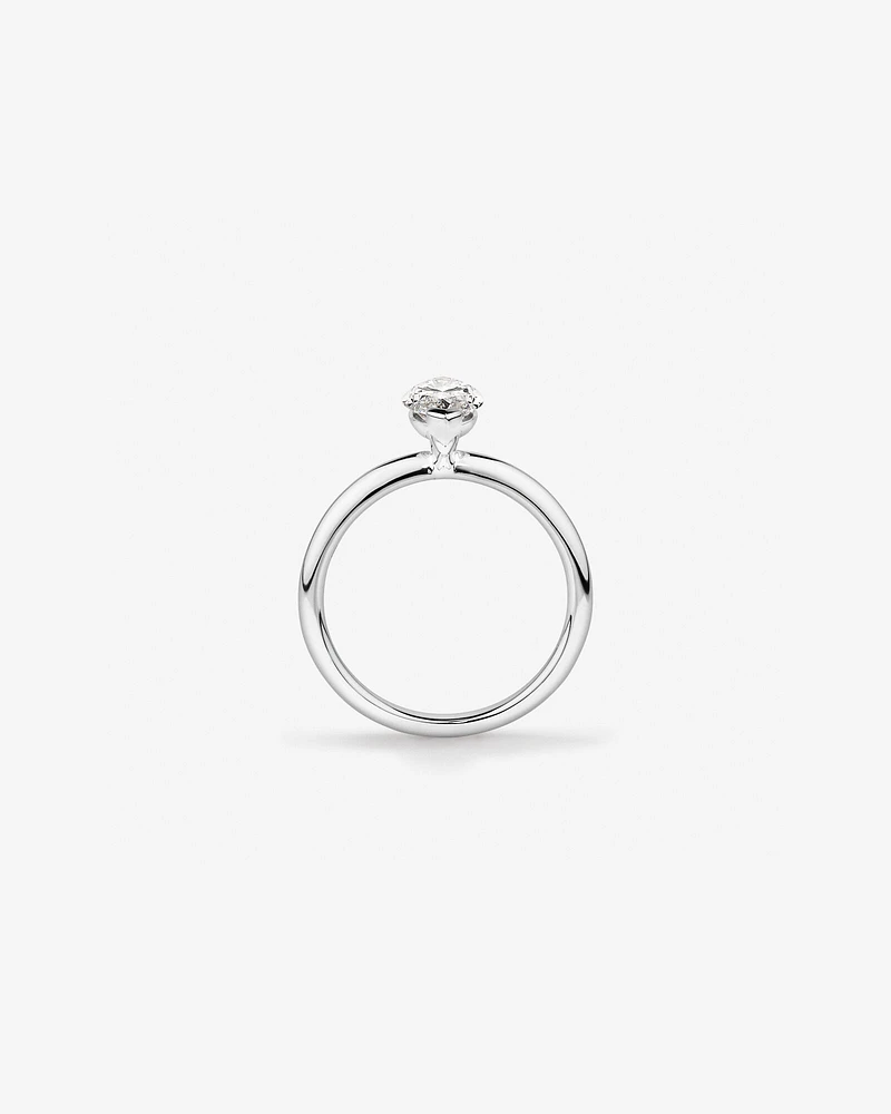 1.25 Carat TW Marquise Laboratory-Grown Diamond Solitaire Engagement Ring in 14kt White Gold