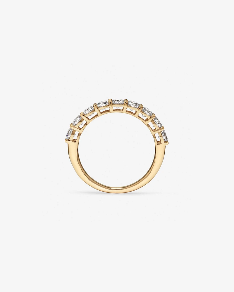 Ring with Carat TW Laboratory Grown Diamonds in 14kt White Gold