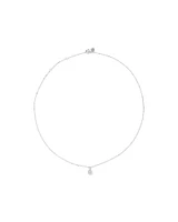 0.50 Carat TW Diamond Solitaire Pendant in 18kt White Gold