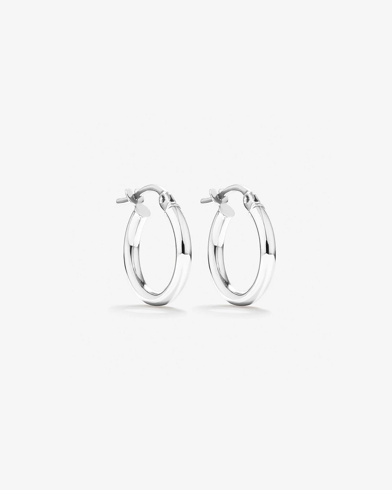 10mm Hoop Earrings in 10kt Rose Gold