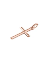 Cross Pendant in 10kt White Gold