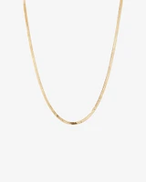 50cm (20") 3.5mm Width Herringbone Necklace in 10kt Yellow Gold